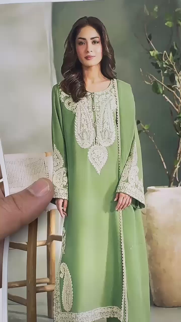 Front Full Heavy Embroidered with thread