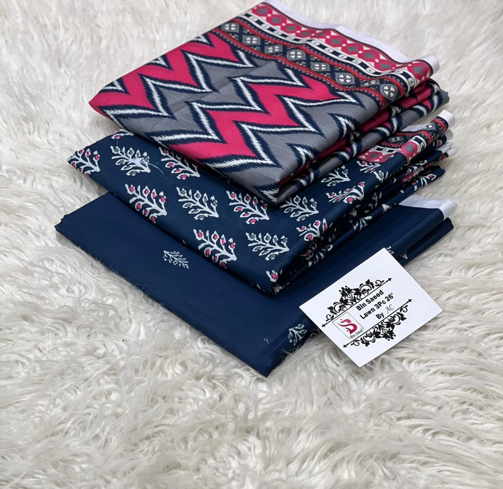 BIN SAEED LUXURY DIGITAL LAWAN PRINT