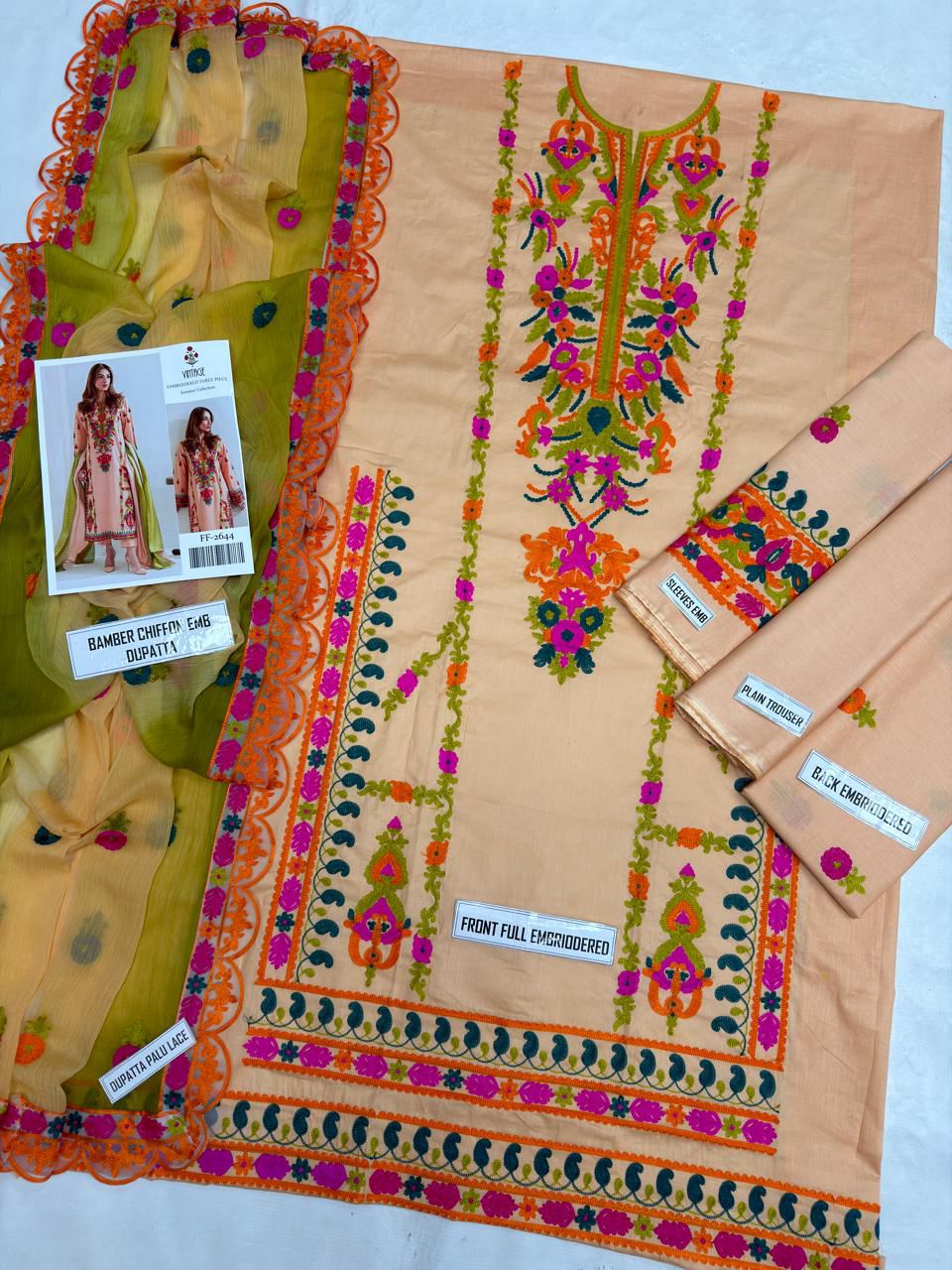 *Vintage 2644*
*Stuff: Best Quality lawn cotton*