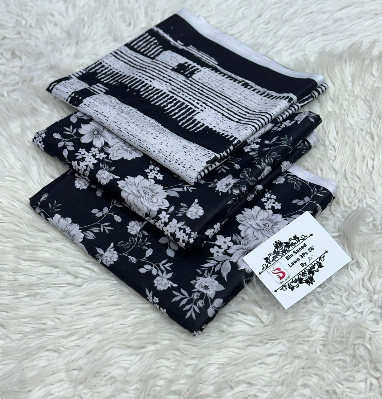 BIN SAEED LUXURY DIGITAL LAWAN PRINT