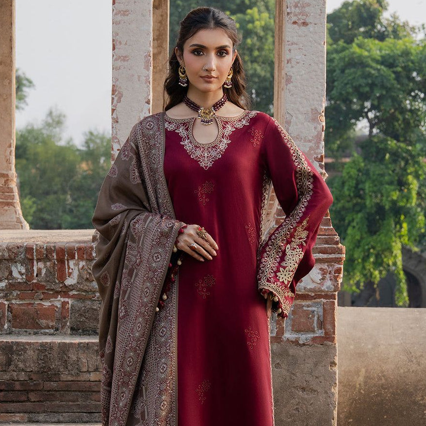 3pc fancy heavy embroidery suit