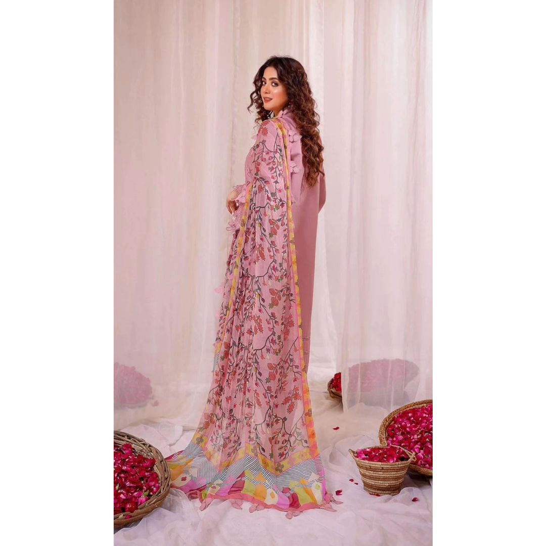 *ZARA SHAHJAHAN 2607 / 414*
*Stuff: Best Quality Pure Airjet lawn 90/70* guaranteed