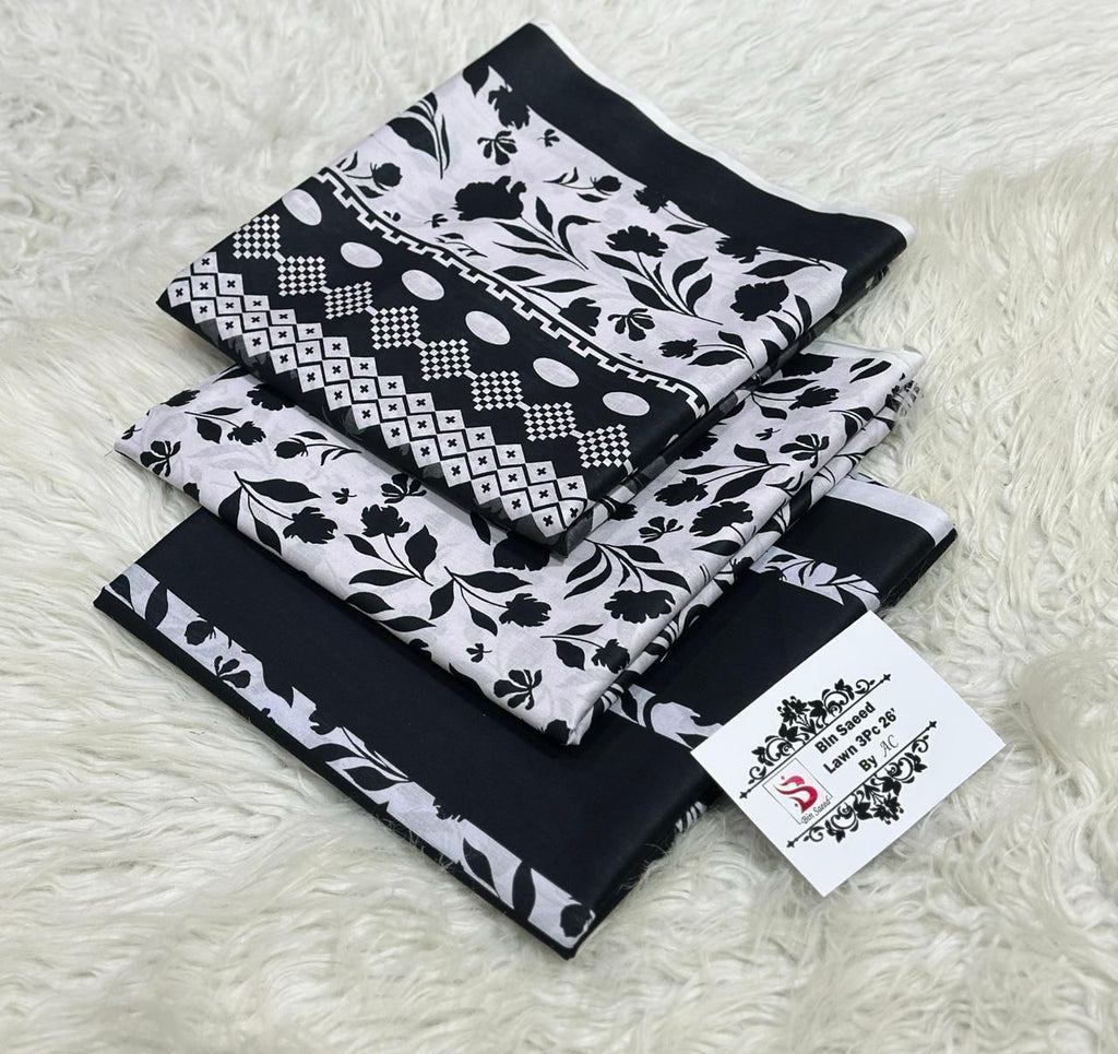 BIN SAEED LUXURY DIGITAL LAWAN PRINT
