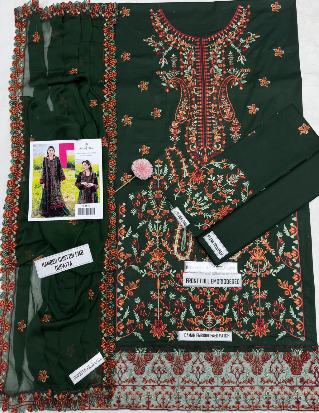 *Asim jofa 2635*
*Stuff: Best Quality Pure Airjet Doria Lawn*
