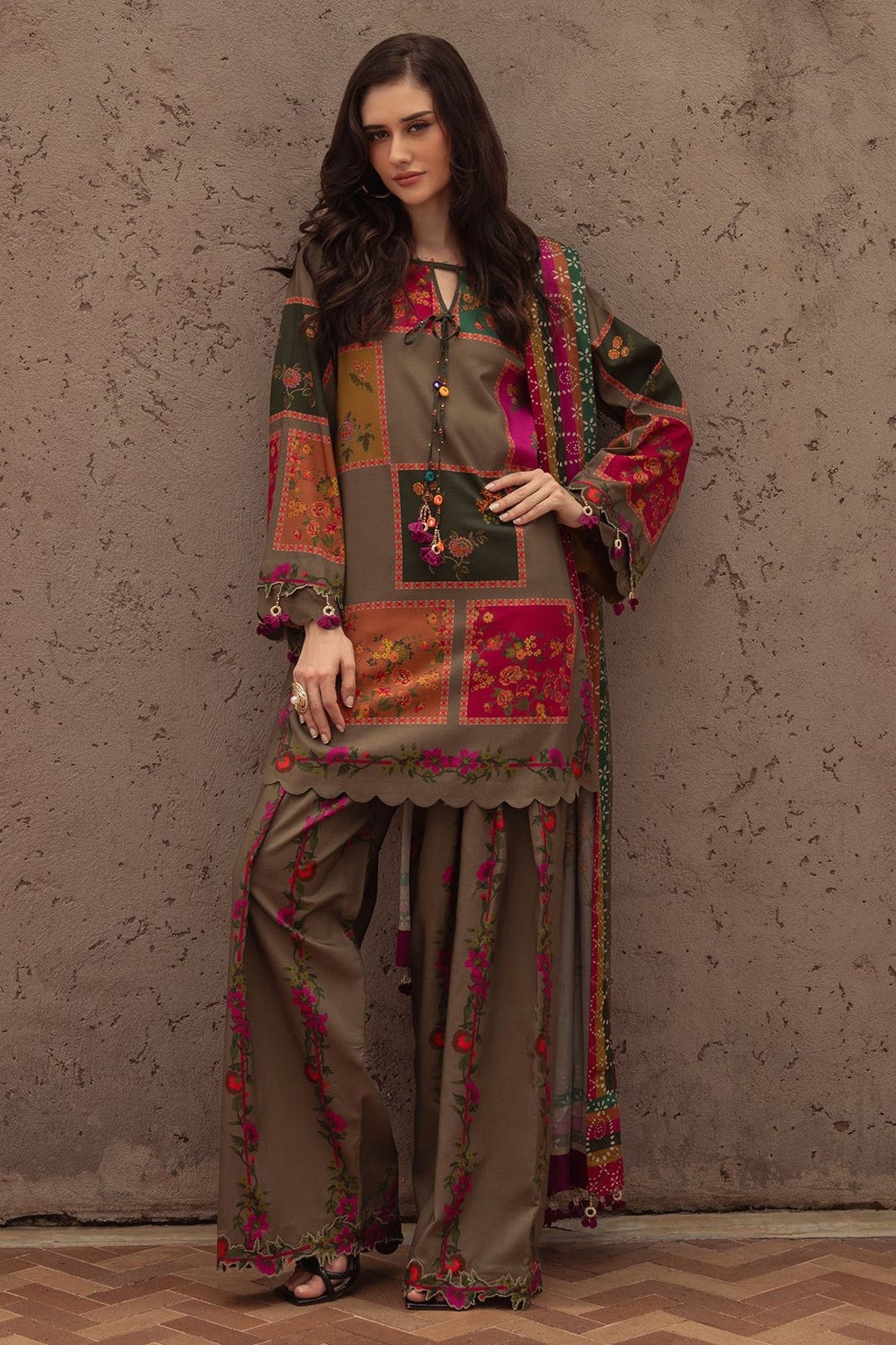 *CHARIZMA Chiffon Duppata 3pc
