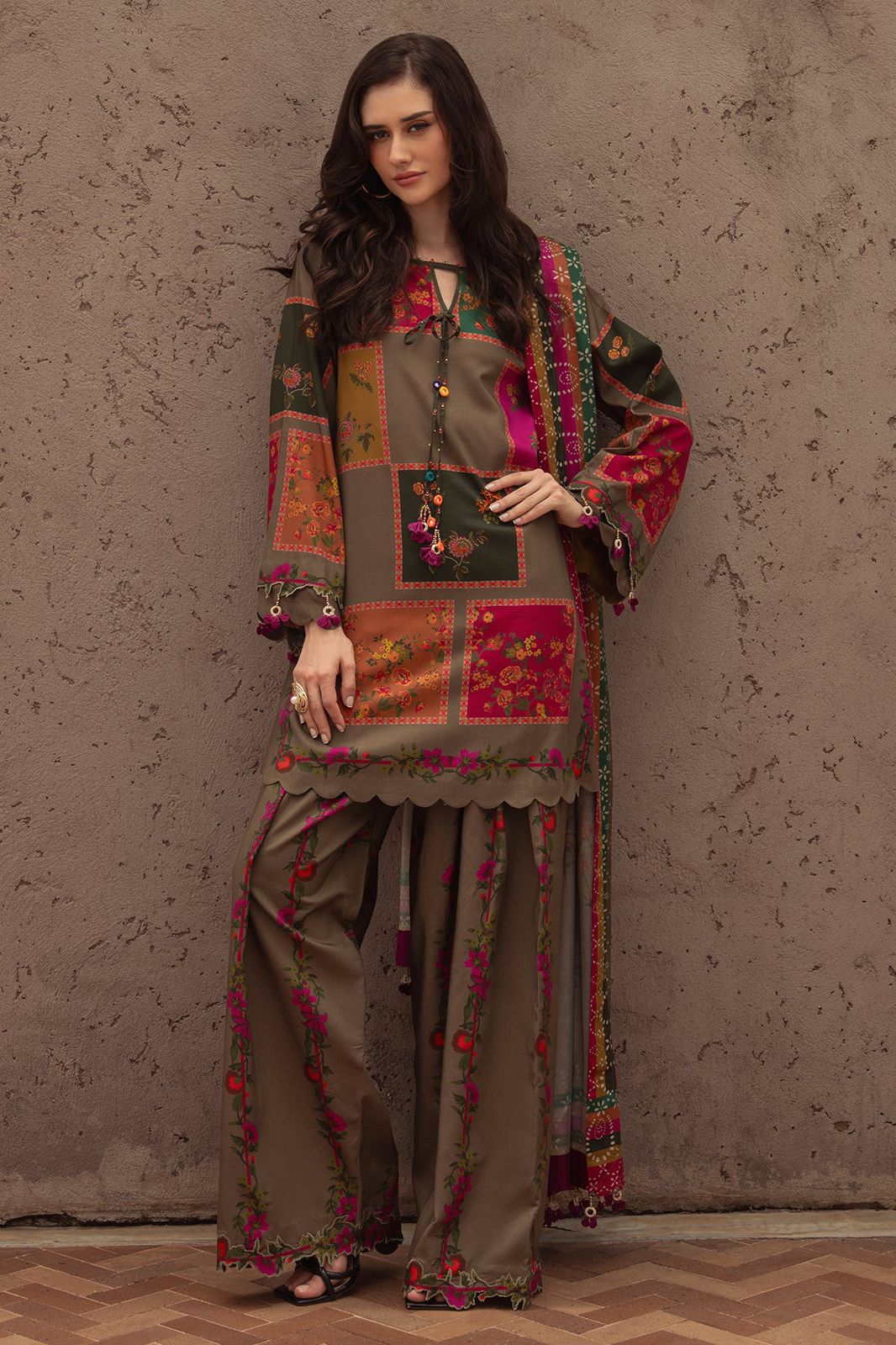 *CHARIZMA Chiffon Duppata 3pc