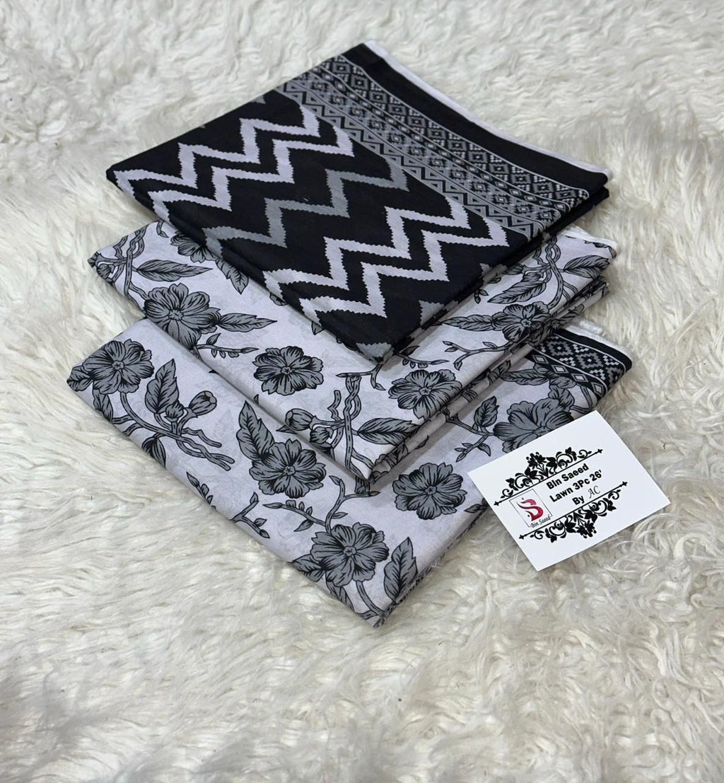 BIN SAEED LUXURY DIGITAL LAWAN PRINT