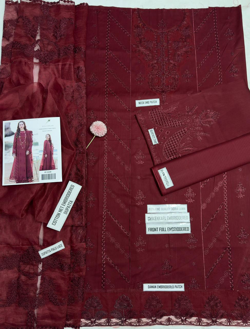 🍂*_QALAMKAR 2640_*🍂

*LAWN Hit Codes*
*Stuff: Best Quality Premium doria lawn